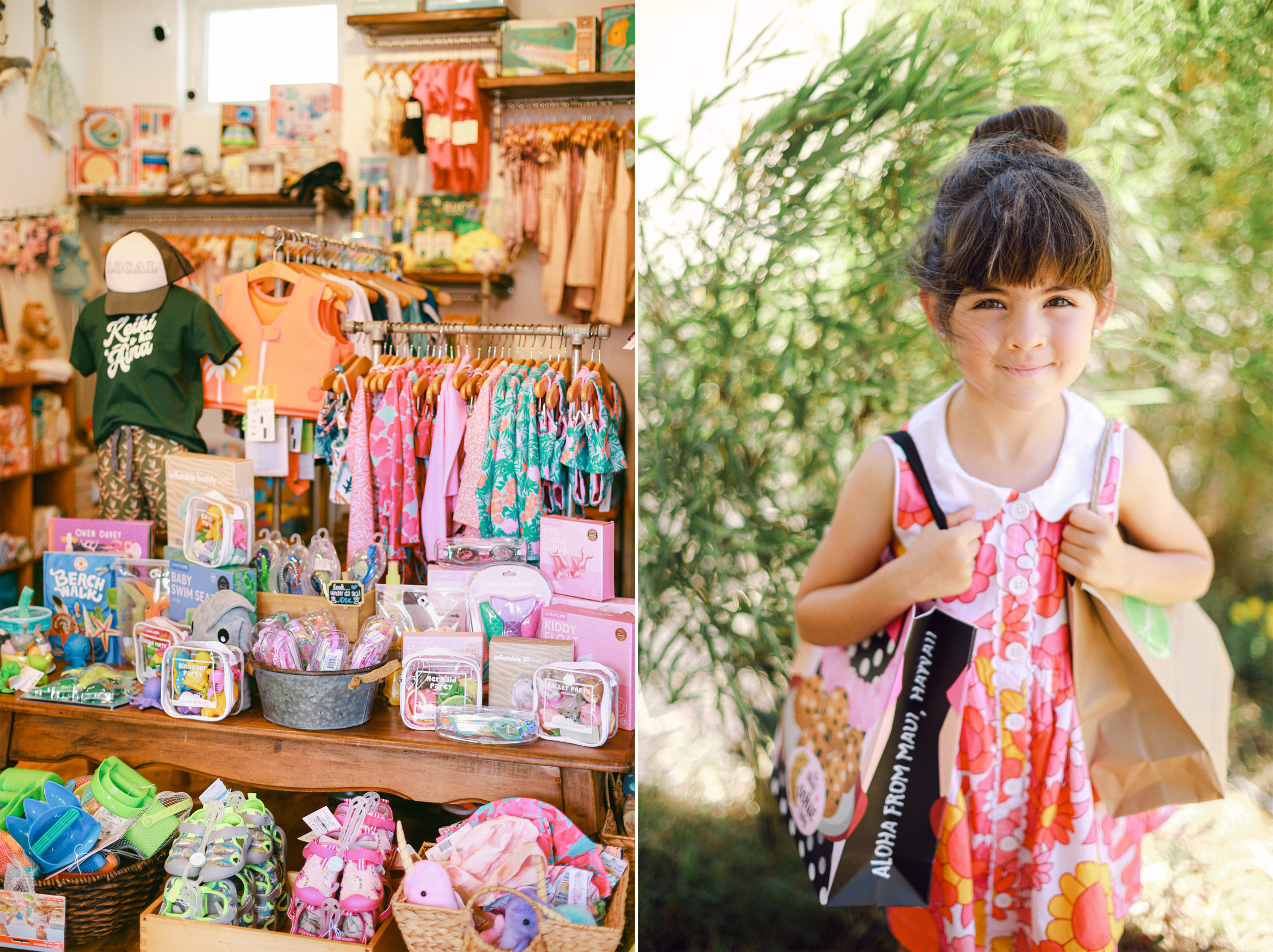 Droplets children's boutique in Makawao great for shopping