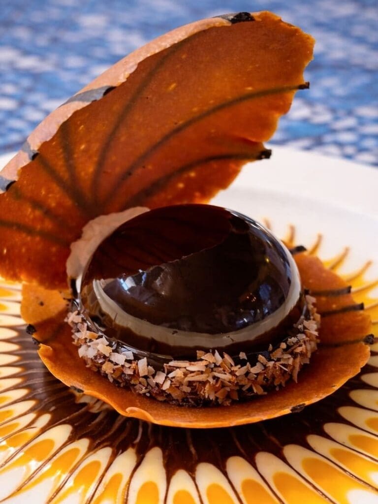 Black Pearl dessert at Mama’s Fish House in Paia Maui